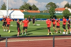 Polnisches National-Team beim Training im La Baule Trainingslager