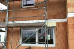 2-flügeliges Schüco Fenster mit integrierten Rollläden